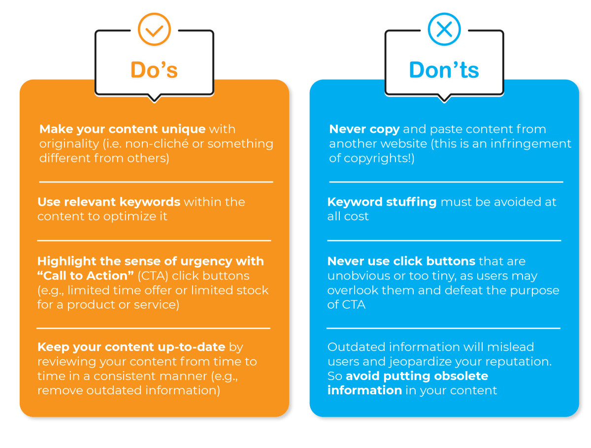 Dos & Don'ts